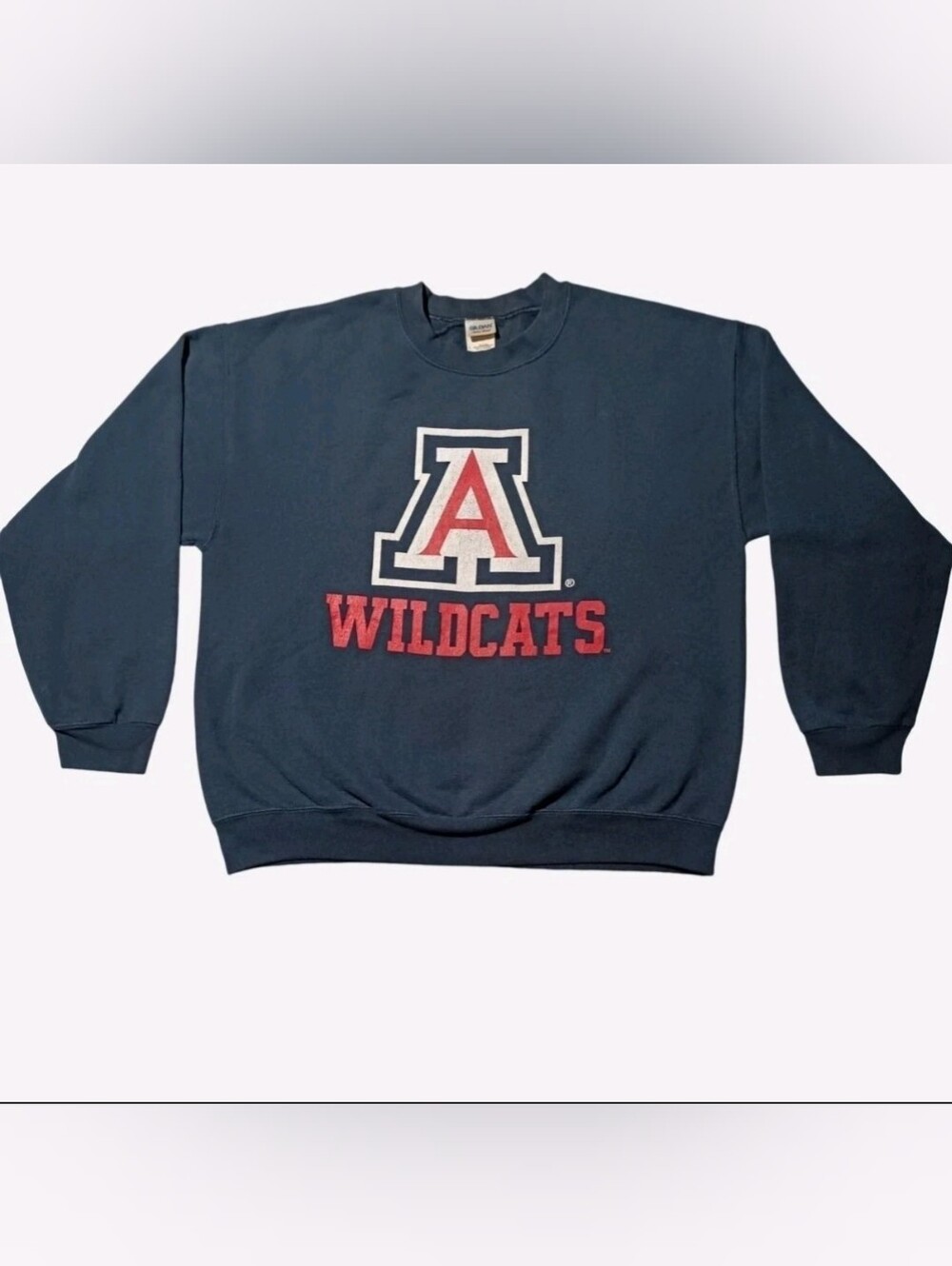 Arizona Wildcats Navy Crewneck Sweatshirt - Vintage Collegiate Pullover